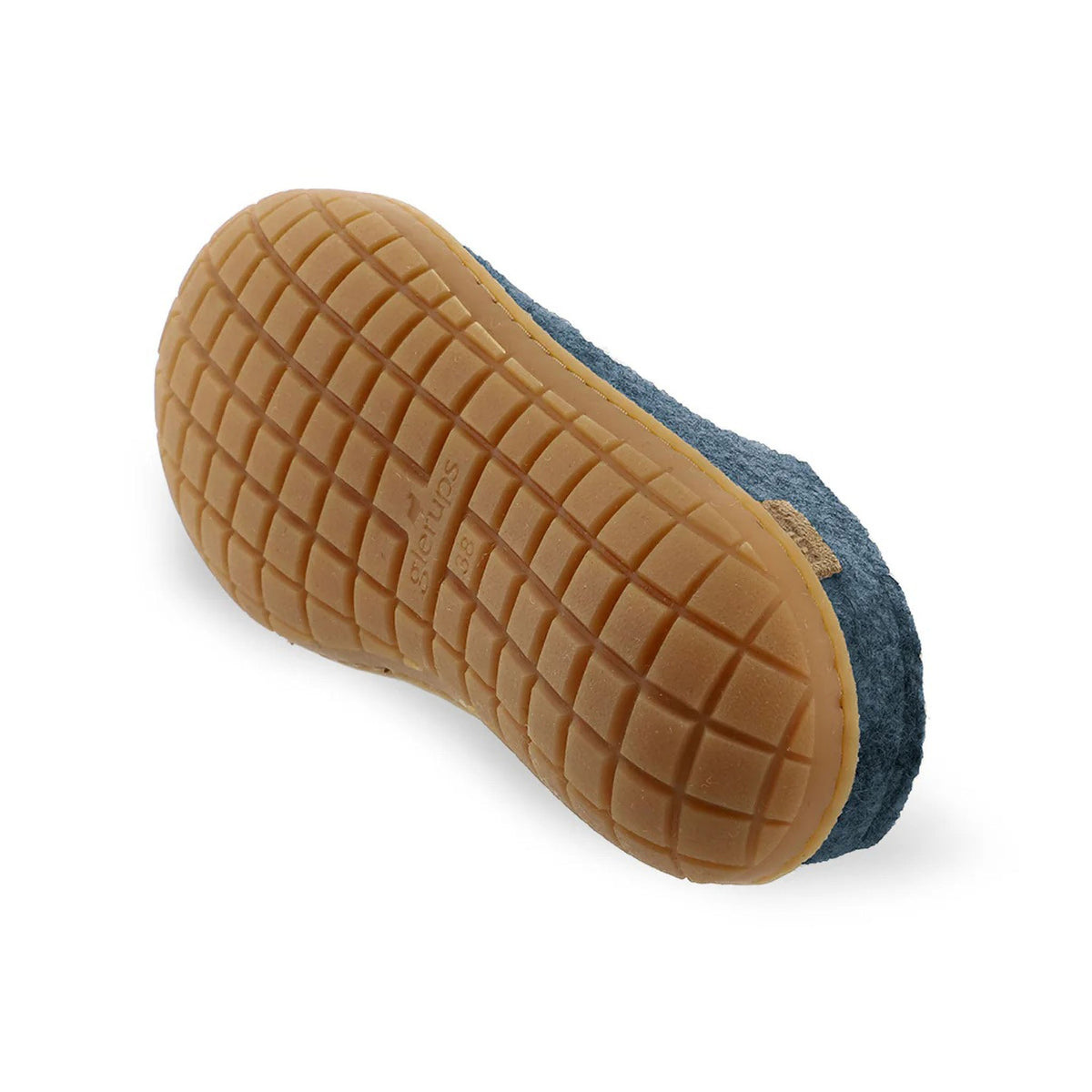 Slip-on with Natural Rubber Sole Glerups Unisex Outdoor Slippers