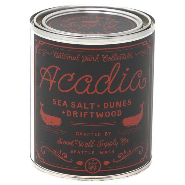 8 oz Candle | Acadia NP Good & Well Supply Co NAT-CAN-8OZ-ACA Candles 8 oz (237 ml) / Acadia NP