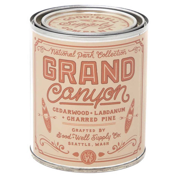 8 oz Candle | Grand Canyon NP Good & Well Supply Co NAT-CAN-8OZ-GCA Candles 8 oz (237 ml) / Grand Canyon NP