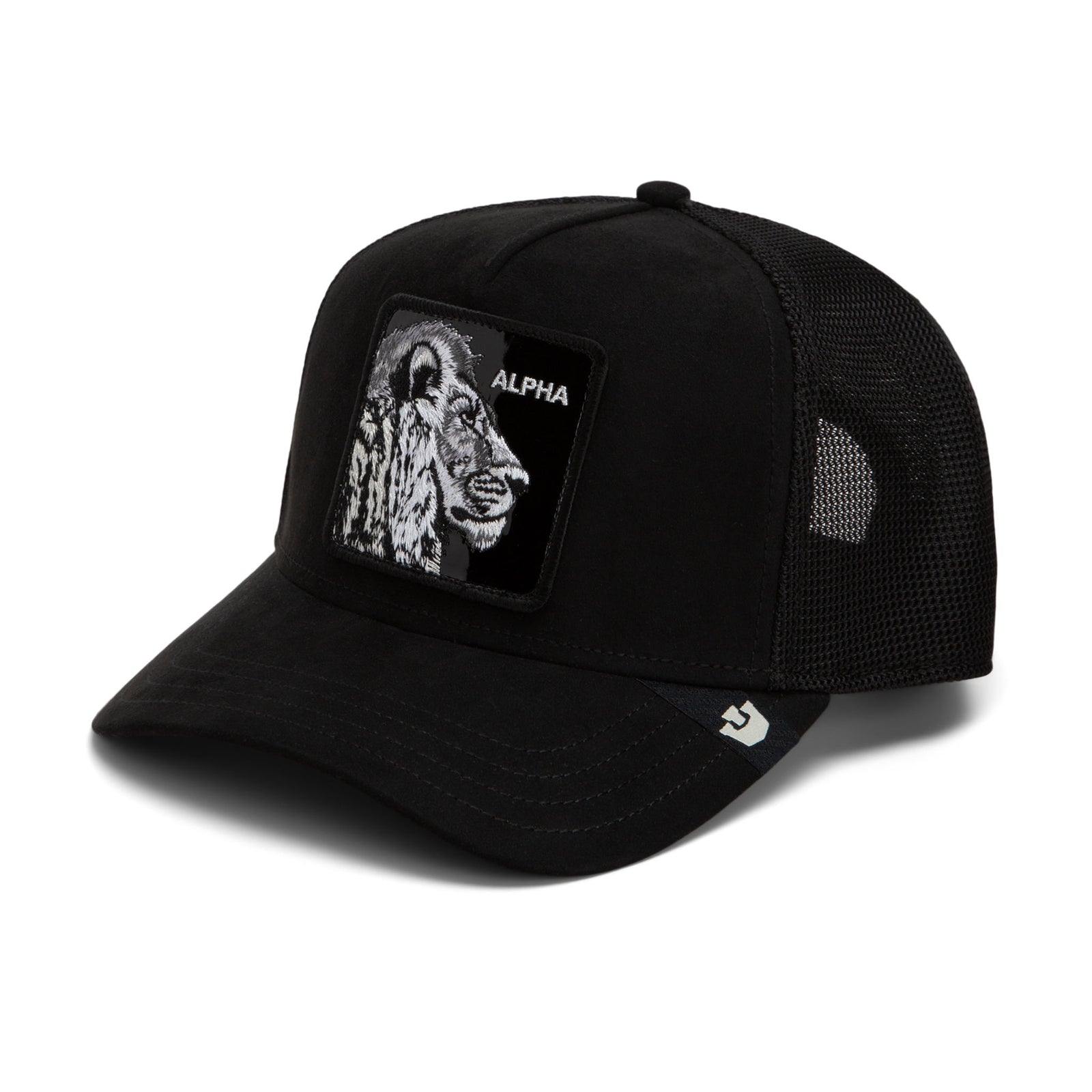 Black Out Lion Trucker Hat Goorin Bros. 101-3839-VOI01-O/S Caps & Hats One Size / Void