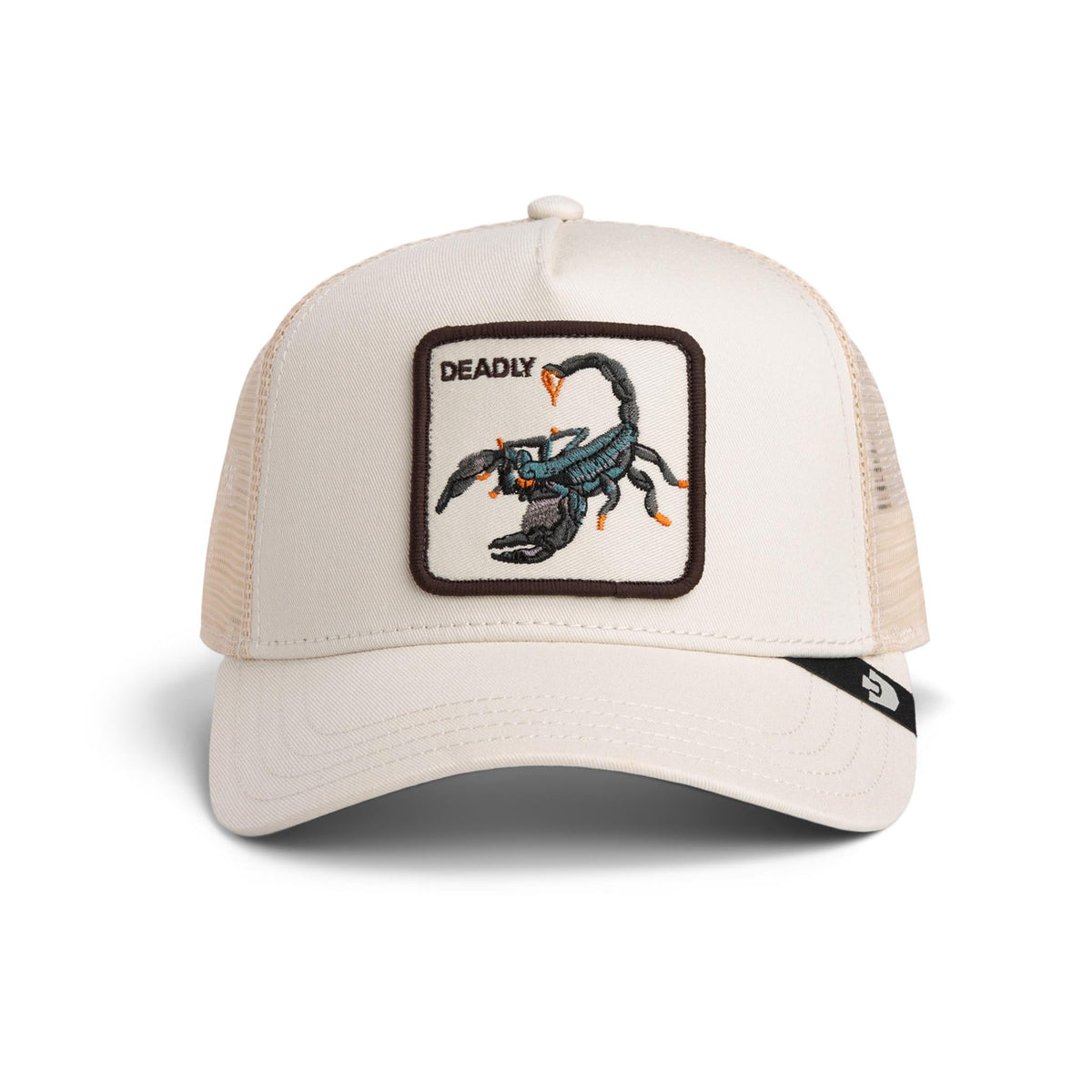 Deadly Scorpion Trucker Hat Goorin Bros. 101-3001-CHA01-O/S Caps & Hats One Size / Chalk