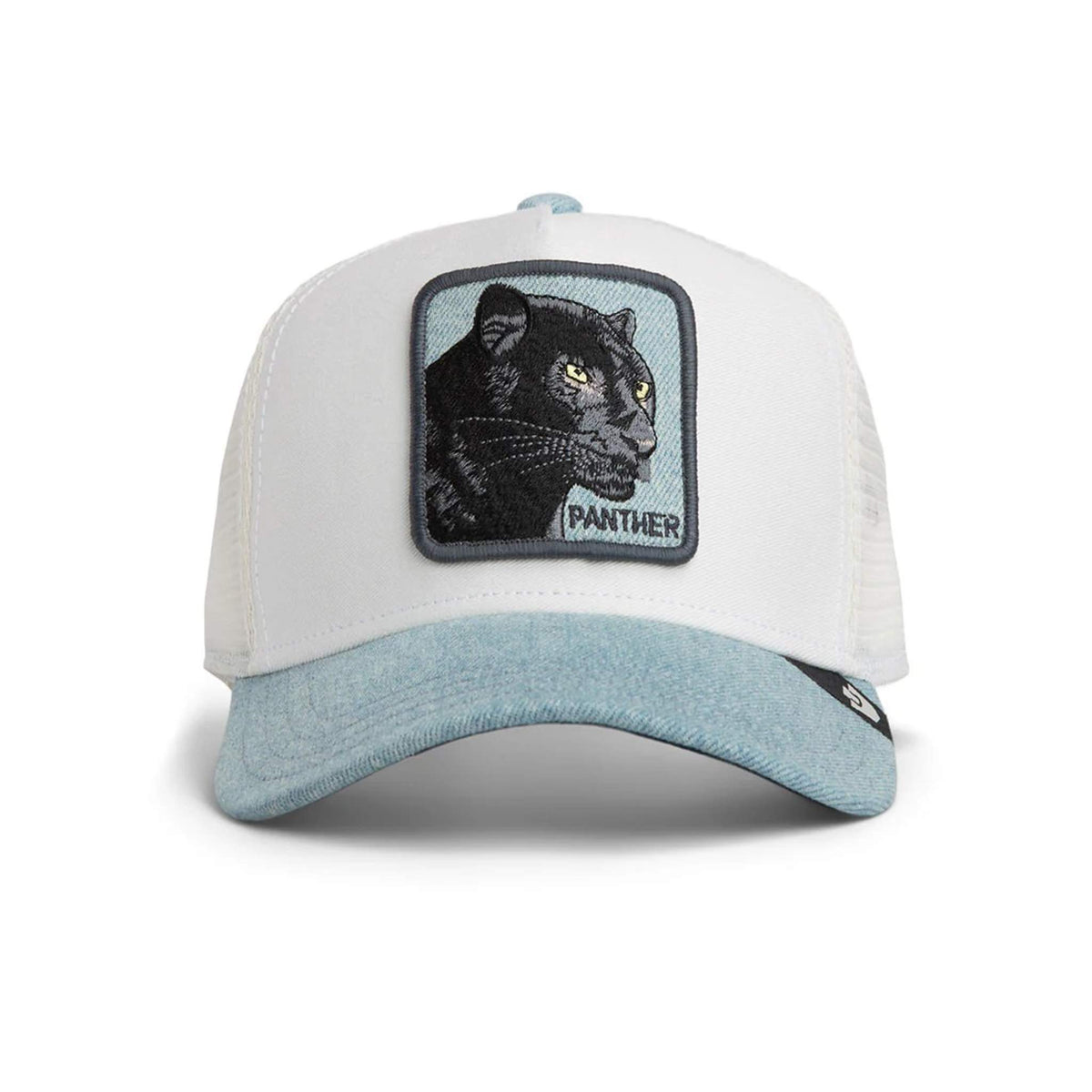 Denim Panther Trucker Hat Goorin Bros. 101-2958-DEN02-O/S Caps & Hats One Size / Light Denim