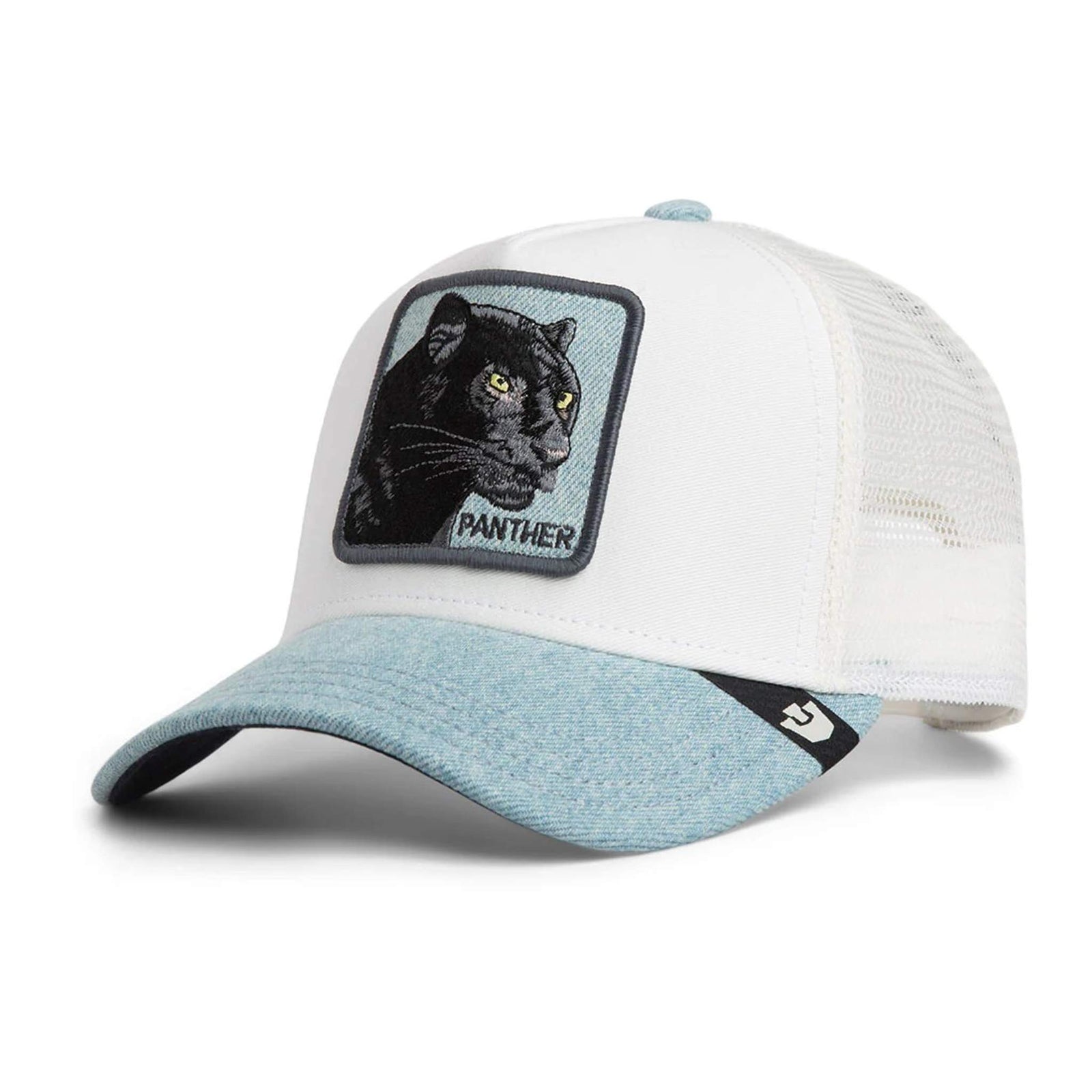Denim Panther Trucker Hat