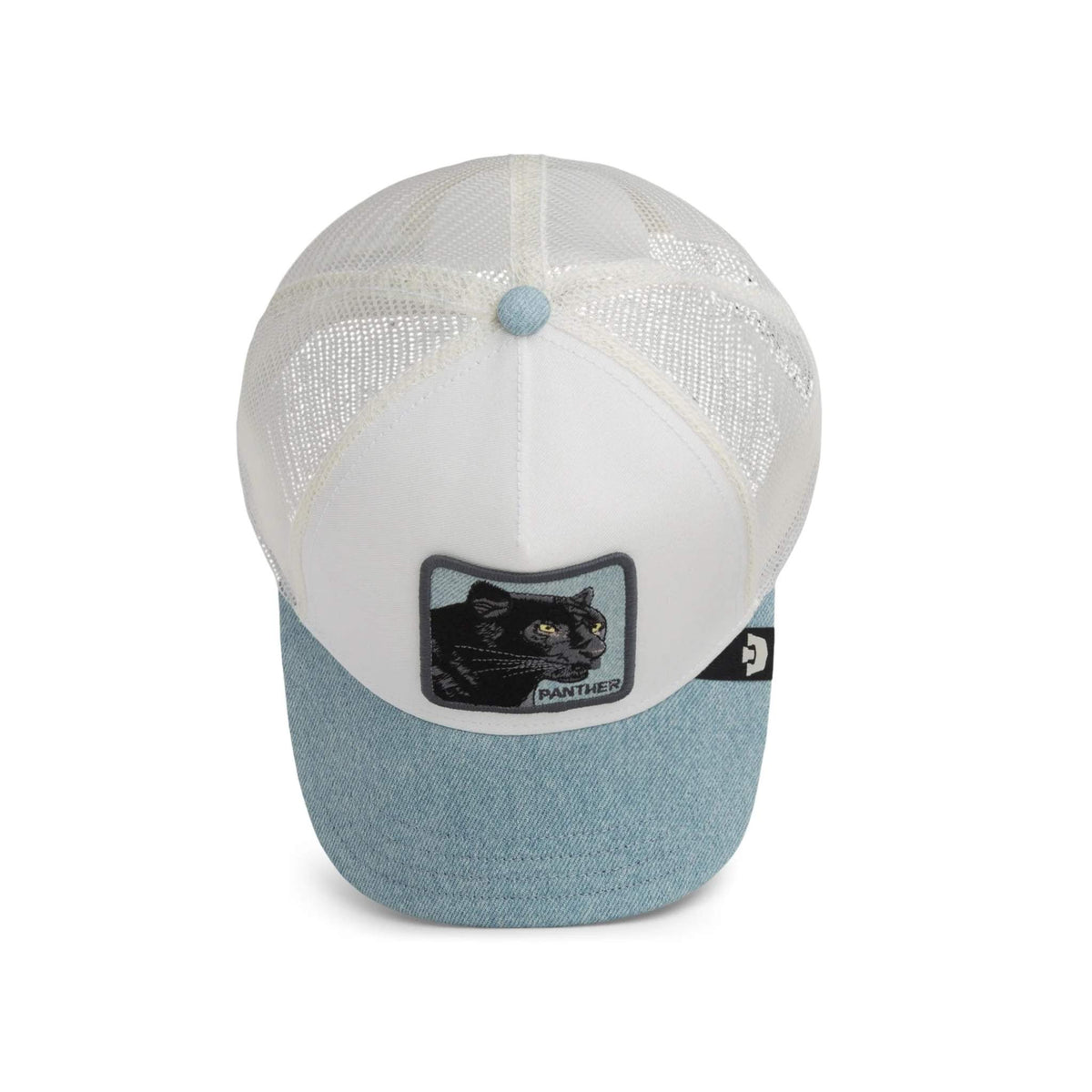 Denim Panther Trucker Hat Goorin Bros. 101-2958-DEN02-O/S Caps & Hats One Size / Light Denim