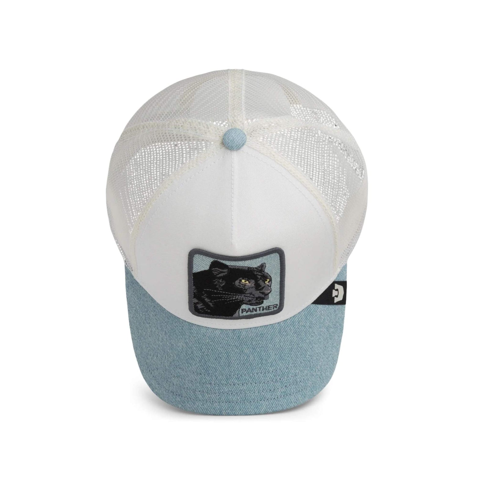 Denim Panther Trucker Hat Goorin Bros. 101-2958-DEN02-O/S Caps & Hats One Size / Light Denim