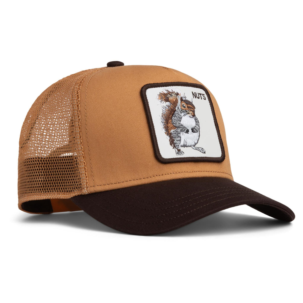 Nuts Trucker Hat Goorin Bros. 101-2546-HEA02-O/S Caps & Hats One Size / Heat/Ground