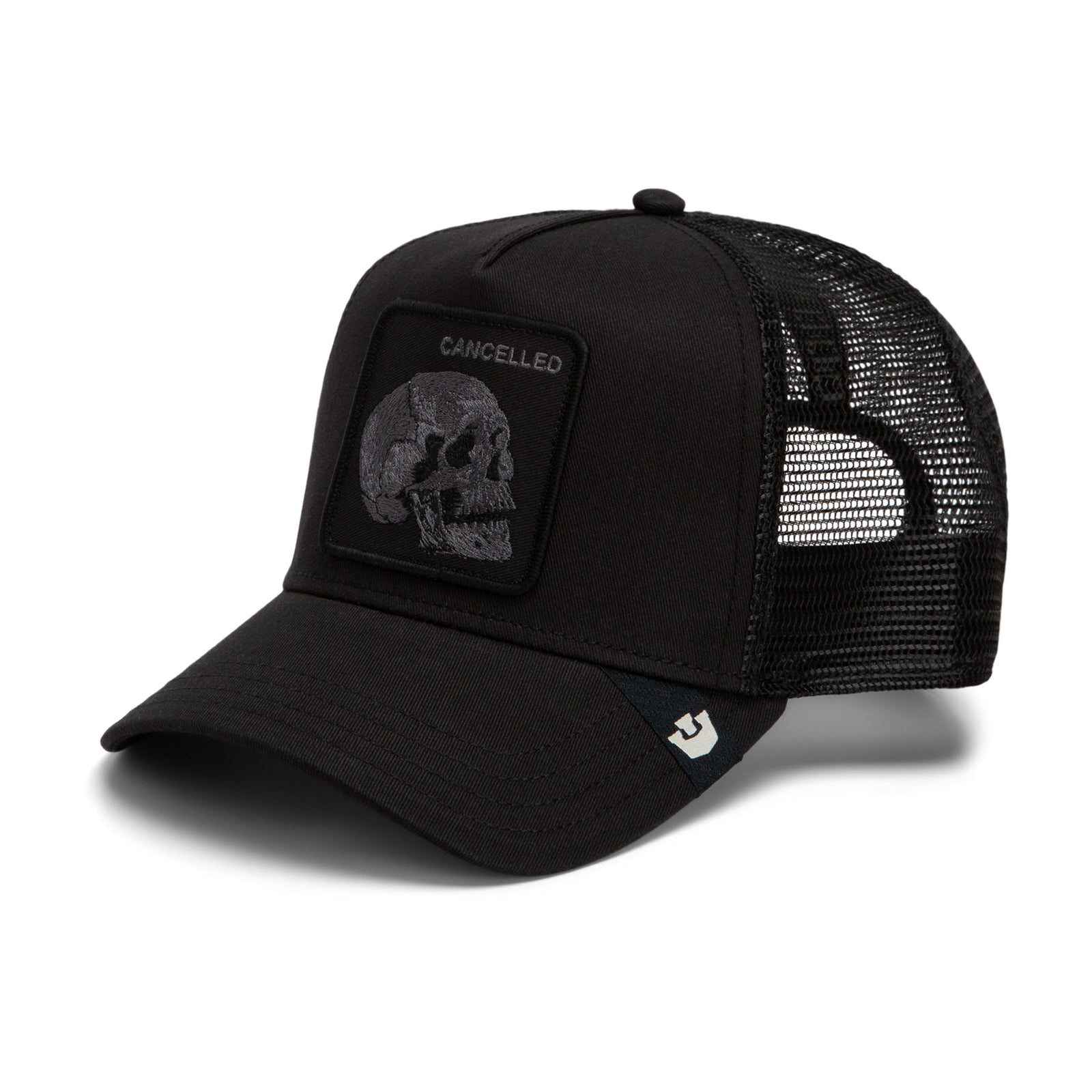 Tonal Skull Trucker Hat Goorin Bros. 101-3712-VOI01-O/S Caps & Hats One Size / Void