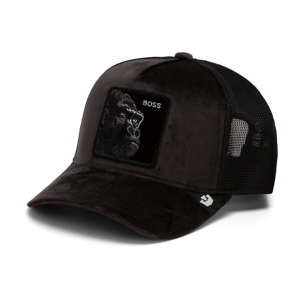 Velour Boss Trucker Hat Goorin Bros. 101-3674-VOI01-O/S Caps &amp; Hats One Size / Void