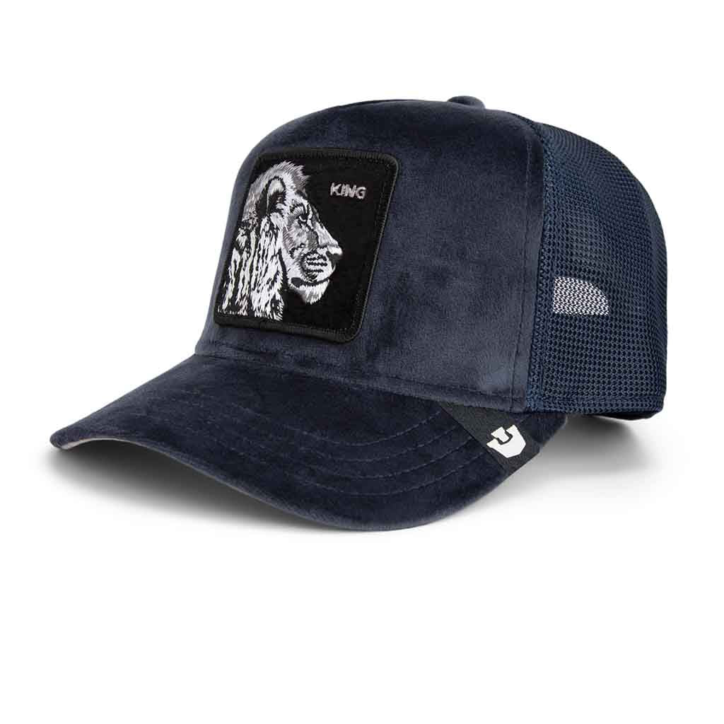Velour Lion Trucker Hat Goorin Bros. 101-2353-EDG01 Caps &amp; Hats One Size / Void