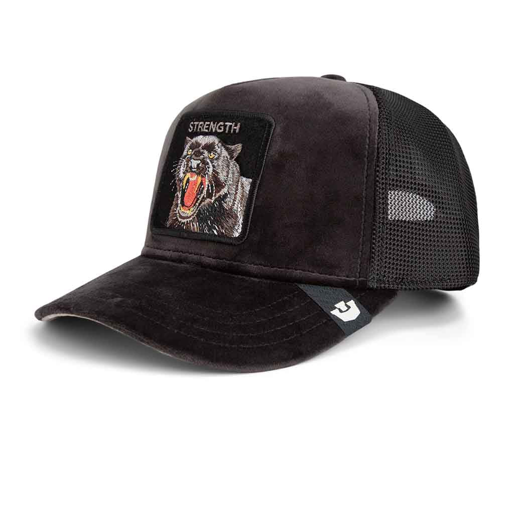 Velour Panther Trucker Hat Goorin Bros. 101-2351-VOI01 Caps &amp; Hats One Size / Void