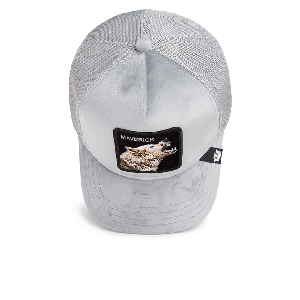Velour Wolf Trucker Hat Goorin Bros. 101-2348-GLO01 Caps & Hats One Size / Gloss