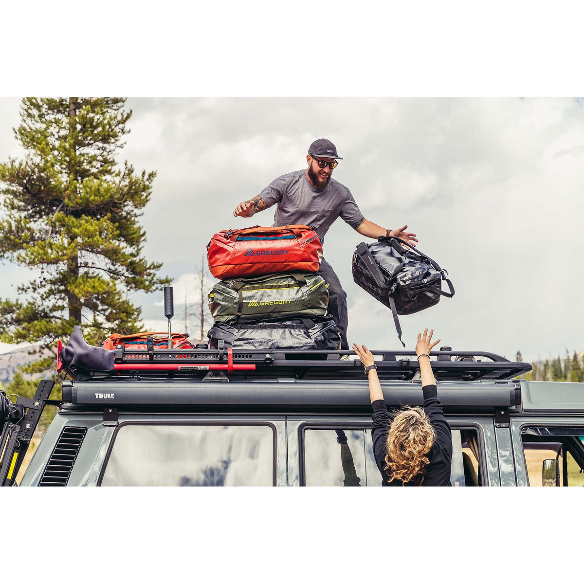 Alpaca 40 Gregory 147897-0413 Duffle Bags 40L / Obsidian Black