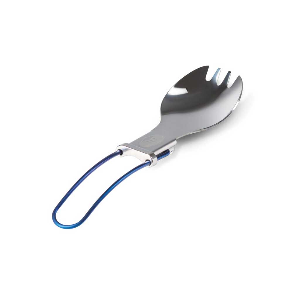 Glacier Folding Spork GSI Outdoors GSI-61102-1 Forks &amp; Spoons One Size / Blue