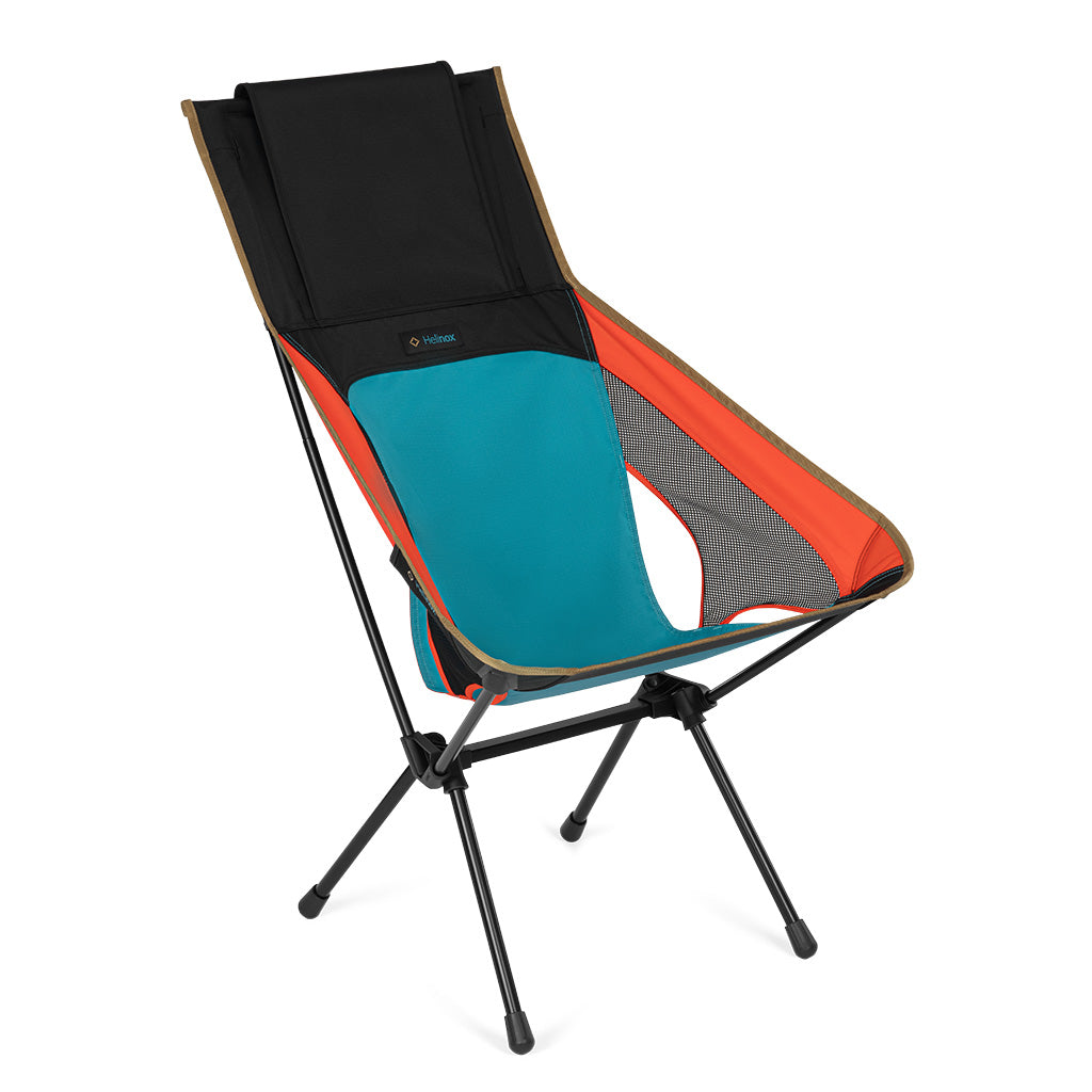 Sunset Chair (re) Helinox 10003705 Chairs One Size / Heritage Multi Block
