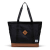 Herschel Heritage Tote Herschel Supply Co. 11467-04735-OS Tote Bags 24.5L / Black/Saddle Brown