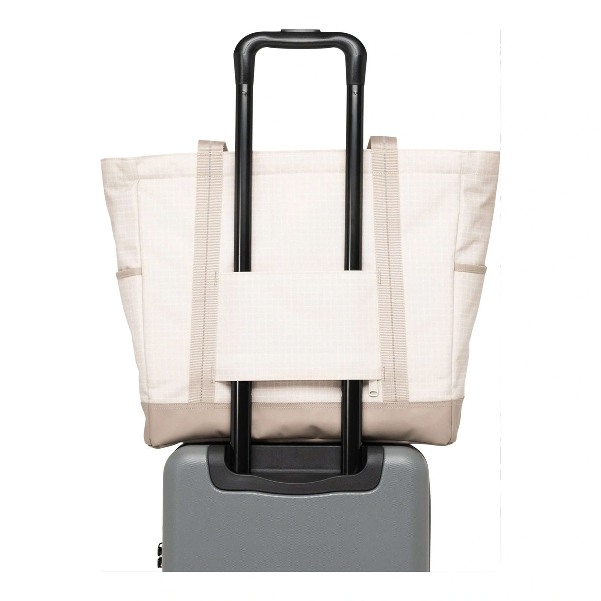 Herschel Heritage Tote Herschel Supply Co. 11467-07775-OS Tote Bags 24.5L / Grid Pelican/Roasted Cashew