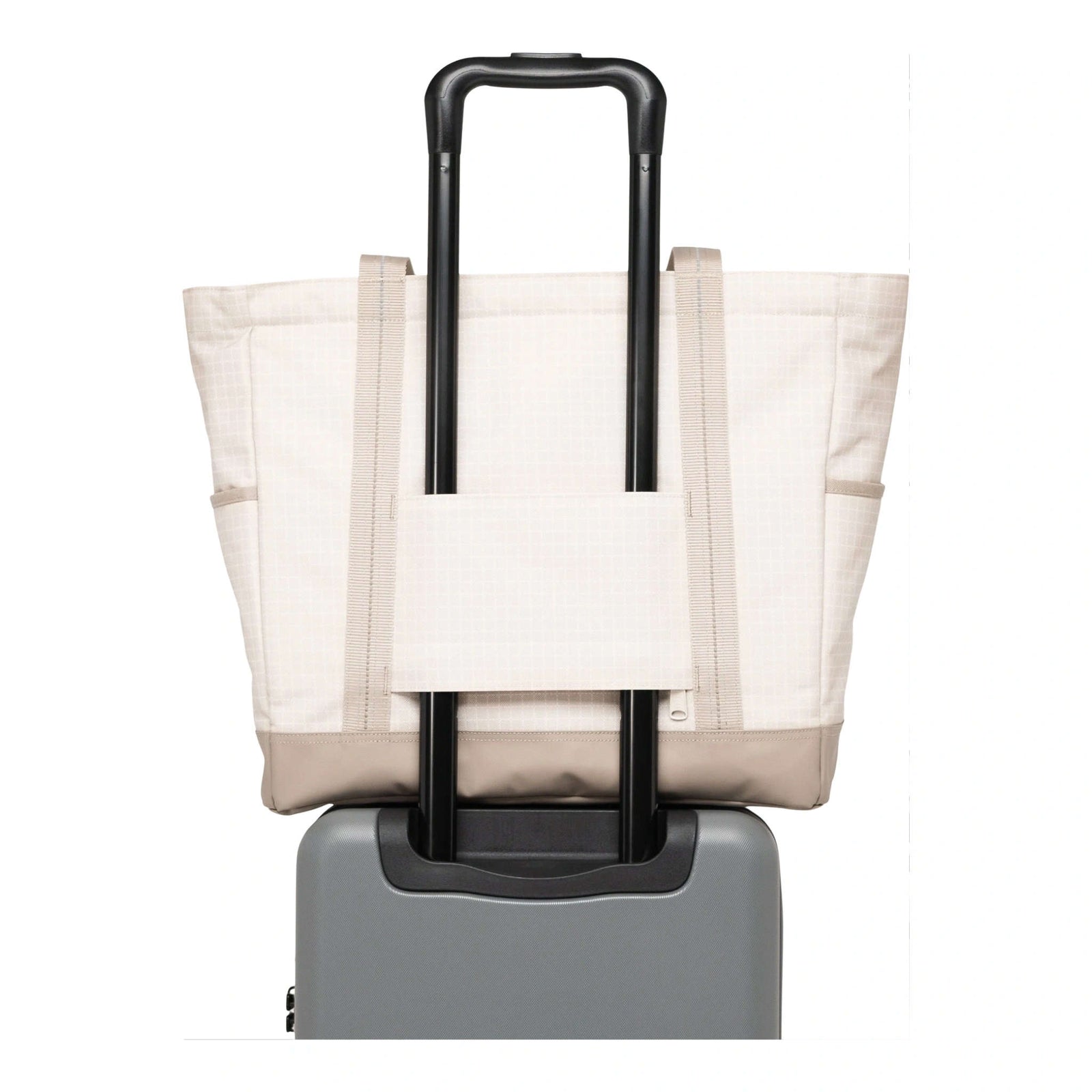 Herschel Heritage Tote Herschel Supply Co. 11467-07775-OS Tote Bags 24.5L / Grid Pelican/Roasted Cashew