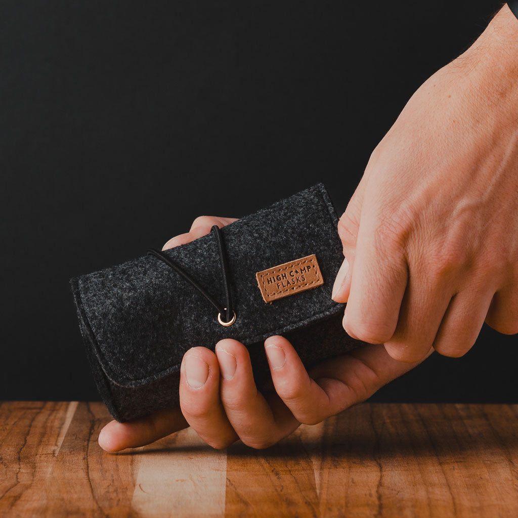 Torch Shot Glass 2-Pack High Camp Flasks SG2PX Shot Glasses 2x 315ml / Onyx