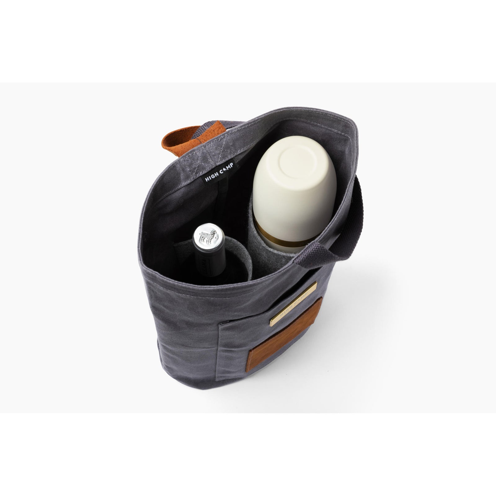 Twin Carry Tote High Camp Flasks DC-CH Camp Flasks Double / Charcoal