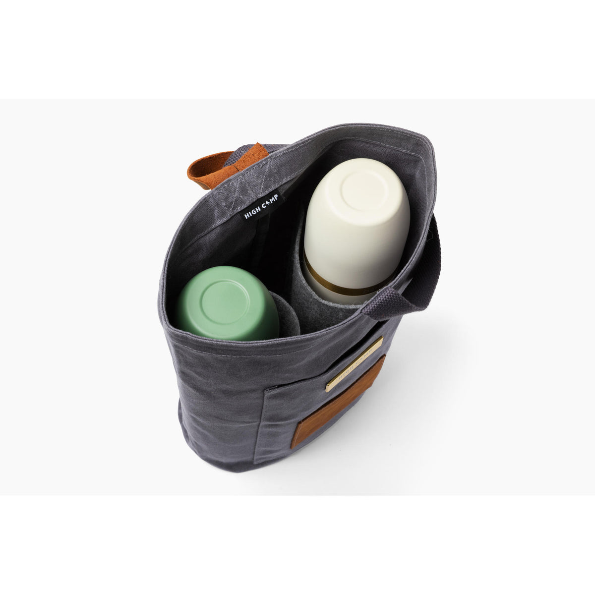 Twin Carry Tote High Camp Flasks DC-CH Camp Flasks Double / Charcoal