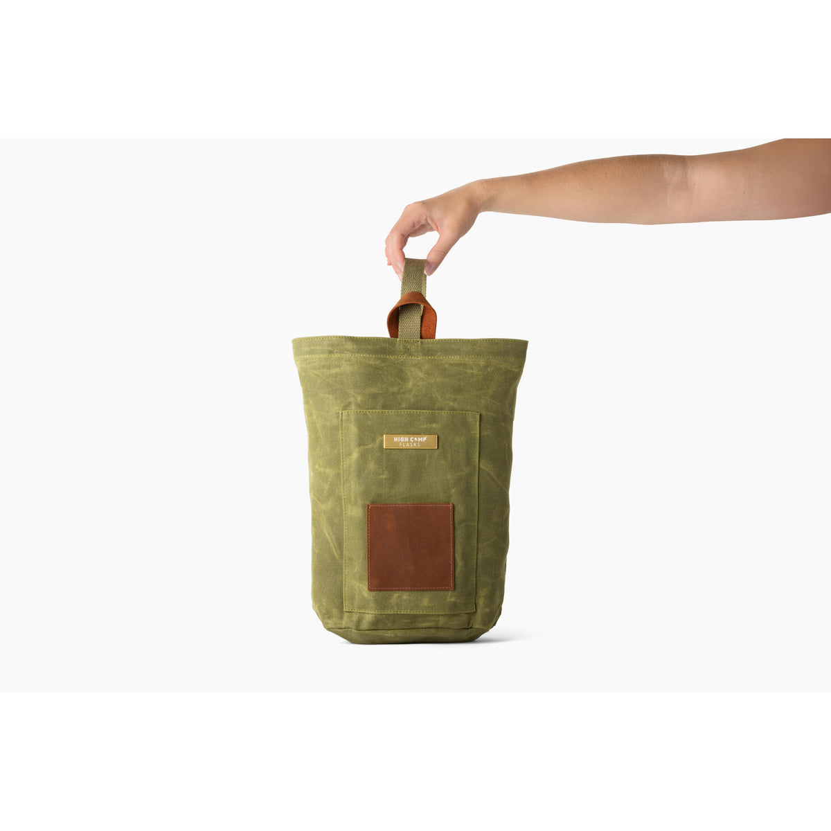 Twin Carry Tote High Camp Flasks DC-MG Camp Flasks Double / Moss Green