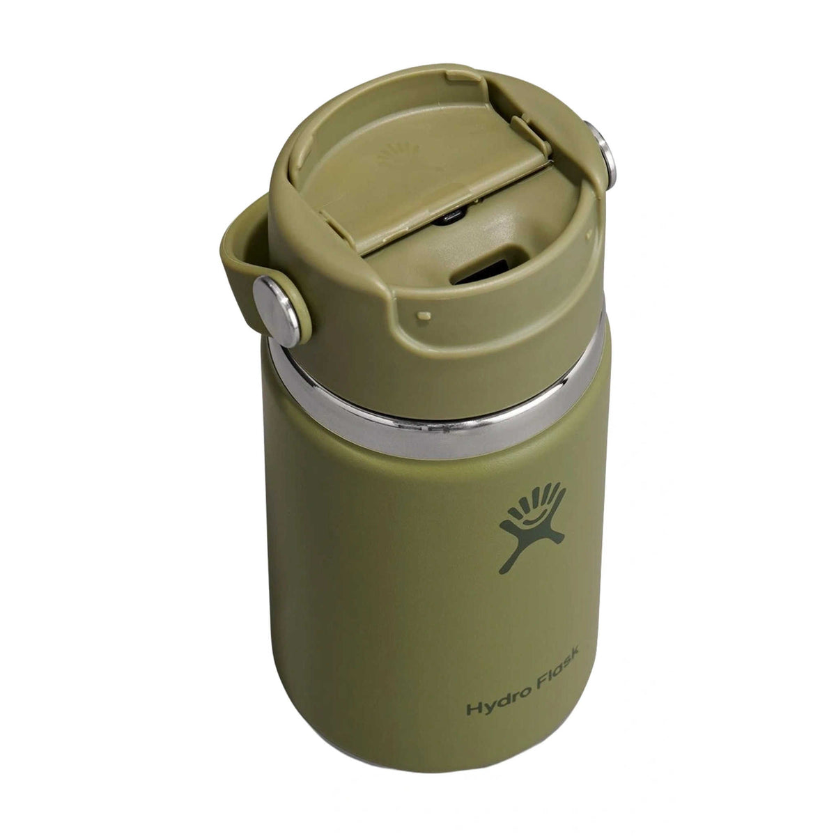 12 oz Travel Mug w/ Flip Sip Cap Hydro Flask W12FCX346 Water Bottles 12 oz / Palmer Green