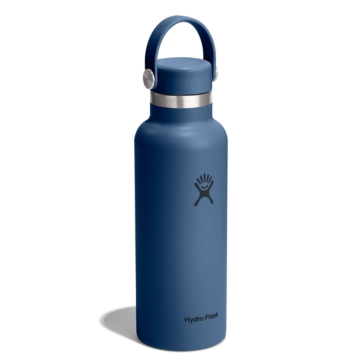 18 oz Standard Mouth w/ Flex Cap Hydro Flask S18CSX384 Water Bottles 18 oz / Harbor Blue