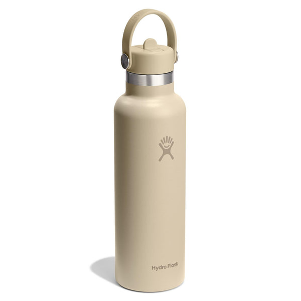 21 oz Standard Mouth w/ Flex Straw Cap Hydro Flask S21CFS114 Water Bottles 21 oz / Oat