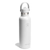 21 oz Standard Mouth w/ Flex Straw Cap Hydro Flask S21CFS110 Water Bottles 21 oz / White