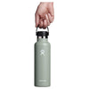 21 oz Standard Mouth Hydro Flask S21SX374 Water Bottles 21 oz / Agave