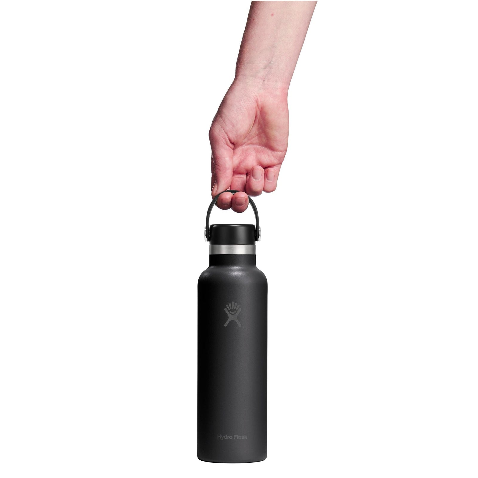 21 oz Standard Mouth Hydro Flask S21CSX001 Water Bottles 21 oz / Black
