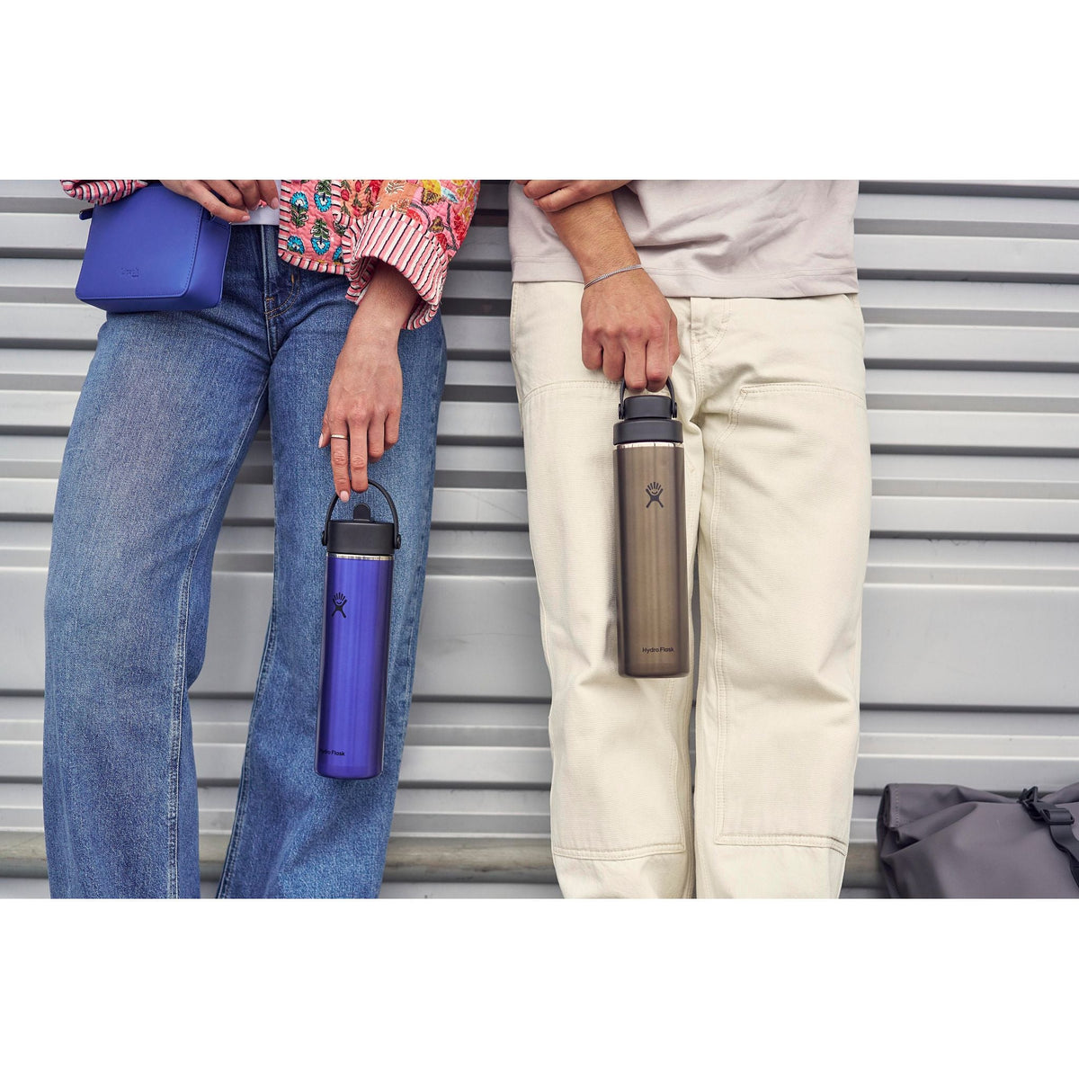 24 oz Lightweight w/ Flex Straw Cap Hydro Flask LW24LWFS392 Water Bottles 24 oz / Sapphire Blue