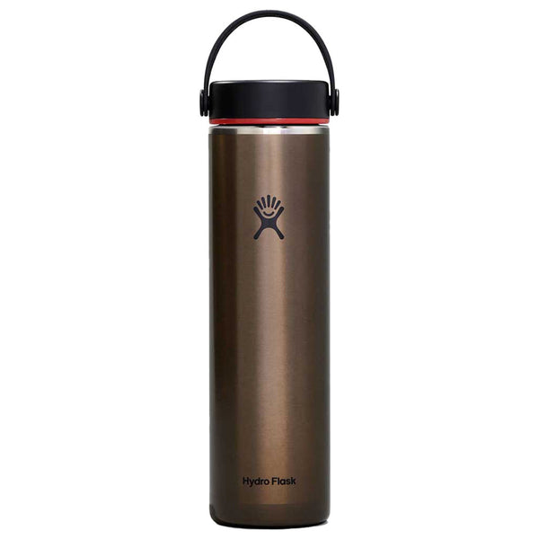 24 oz Lightweight Wide Mouth Hydro Flask LW24LWB080 Water Bottles 24 oz / Obsidian