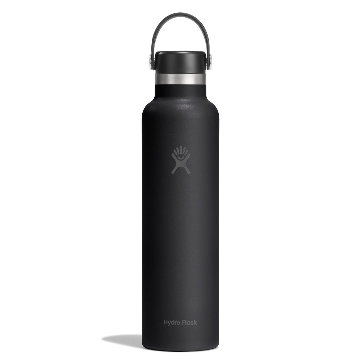 24 oz Standard Mouth Hydro Flask S24CSX001 Water Bottles 24 oz / Black