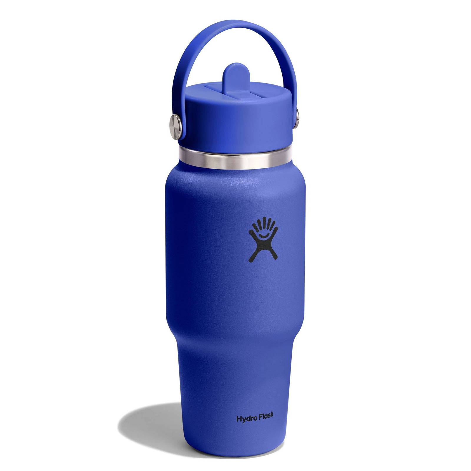 24 oz Wide Mouth w/ Flex Straw Cap Hydro Flask WT24CFS382 Water Bottles 24 oz / Capri Blue