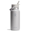 32 oz Wide Mouth w/ Flex Straw Cap Hydro Flask W32CFS035 Water Bottles 32 oz / Birch