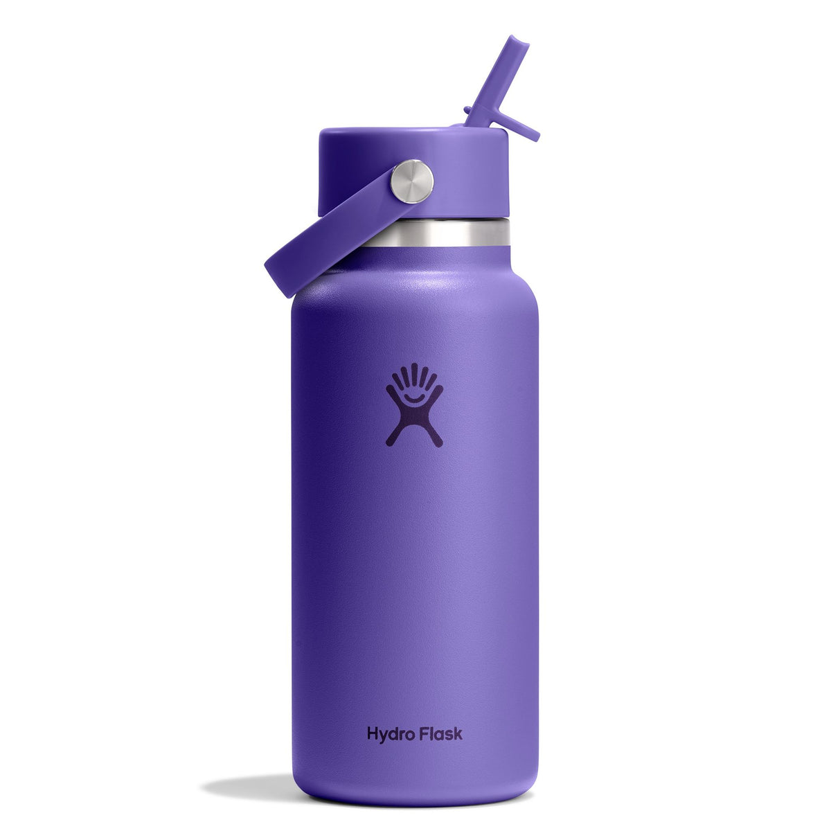 32 oz Wide Mouth w/ Flex Straw Cap Hydro Flask W32CFS527 Water Bottles 32 oz / Utopia Purple