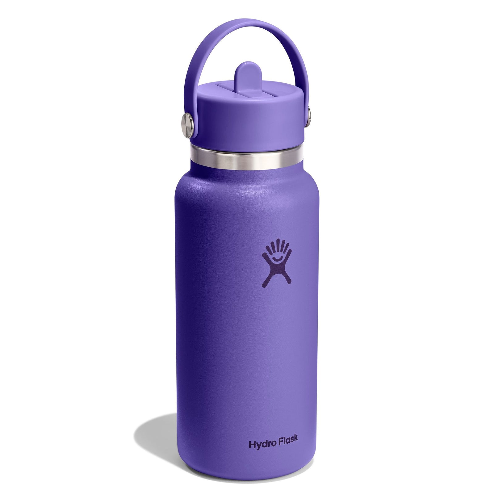 32 oz Wide Mouth w/ Flex Straw Cap Hydro Flask W32CFS527 Water Bottles 32 oz / Utopia Purple