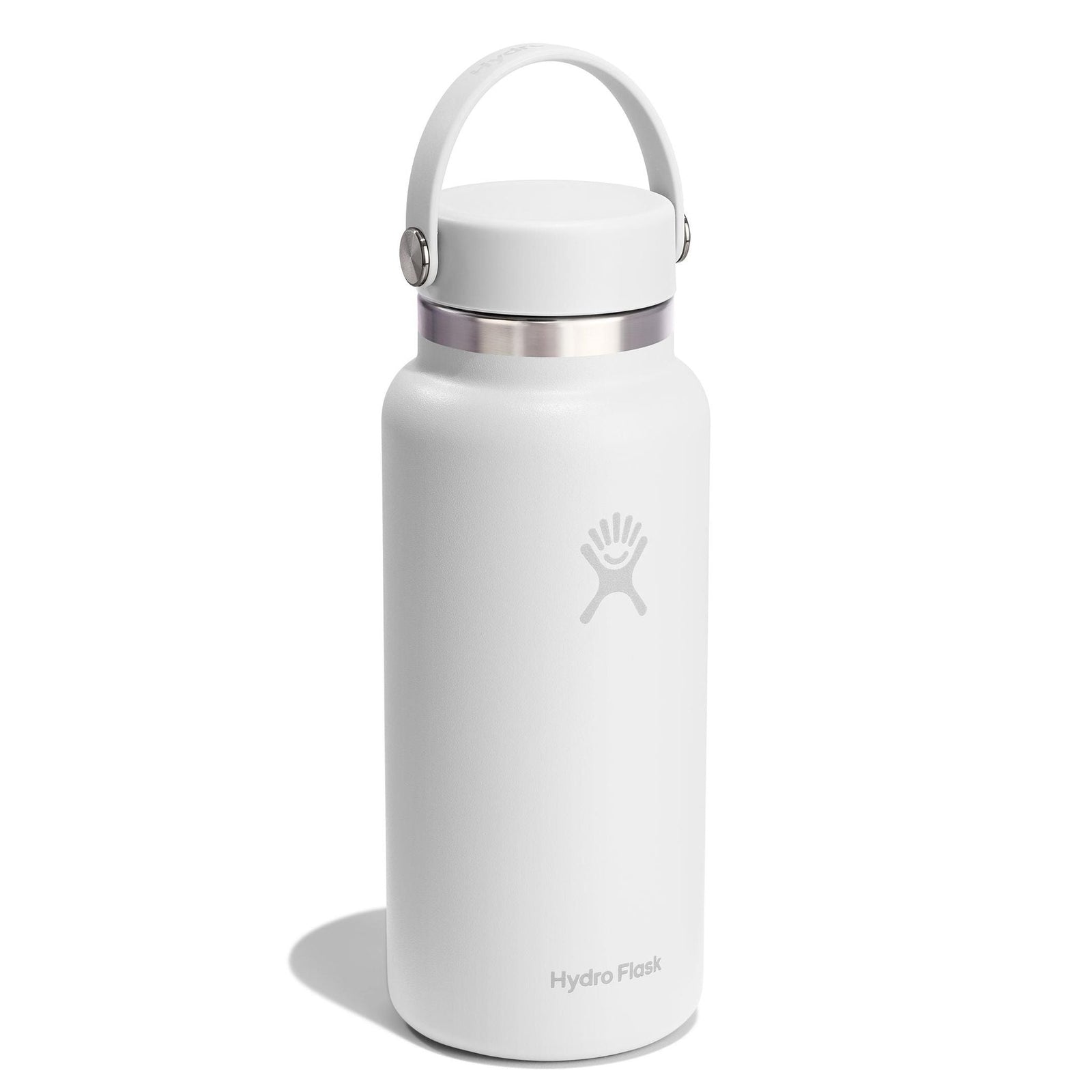 32 oz Wide Mouth Hydro Flask W32CTS110 Water Bottles 32 oz / White