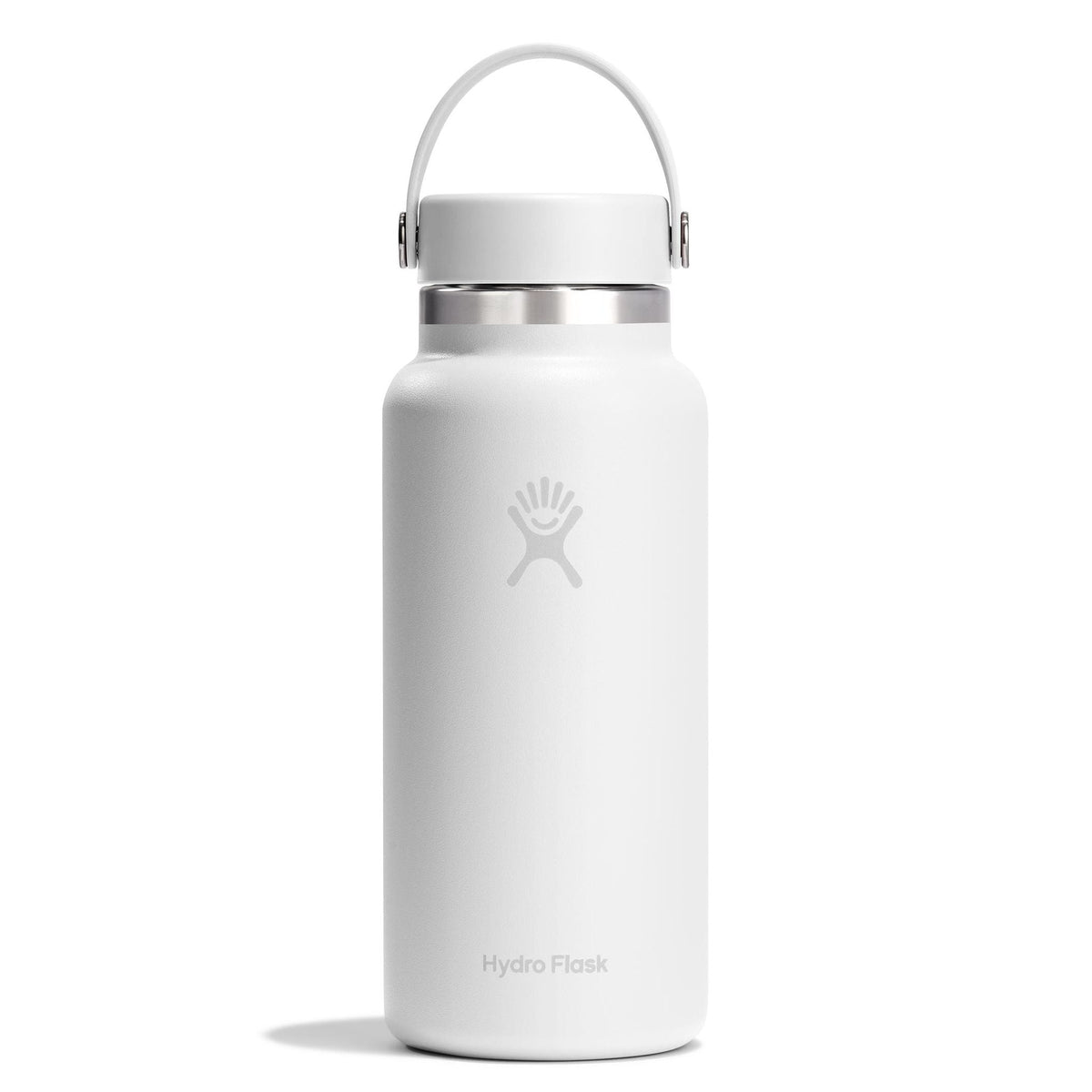 32 oz Wide Mouth Hydro Flask W32CTS110 Water Bottles 32 oz / White