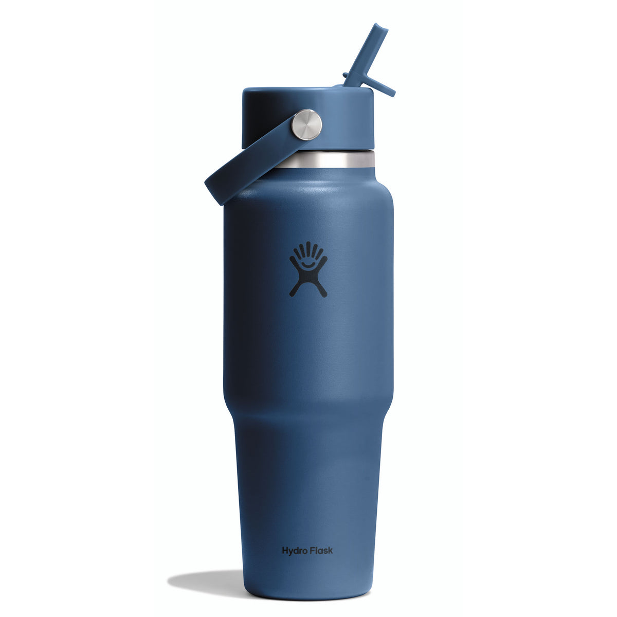 32 oz Wide Travel Bottle w/ Flex Straw Hydro Flask WT32CFS384 Water Bottles 32 oz / Harbor Blue