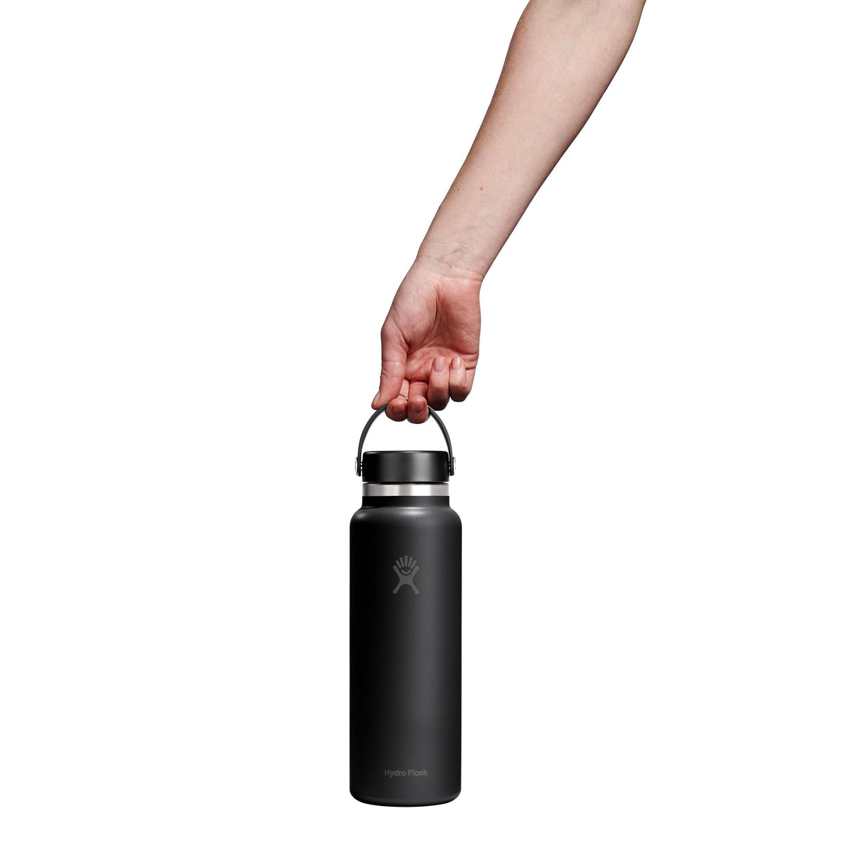 40 oz Wide Mouth Hydro Flask W40CTS001 Water Bottles 40 oz / Black