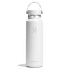 40 oz Wide Mouth Hydro Flask W40CTS110 Water Bottles 40 oz / White