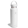 40 oz Wide Mouth Hydro Flask W40CTS110 Water Bottles 40 oz / White