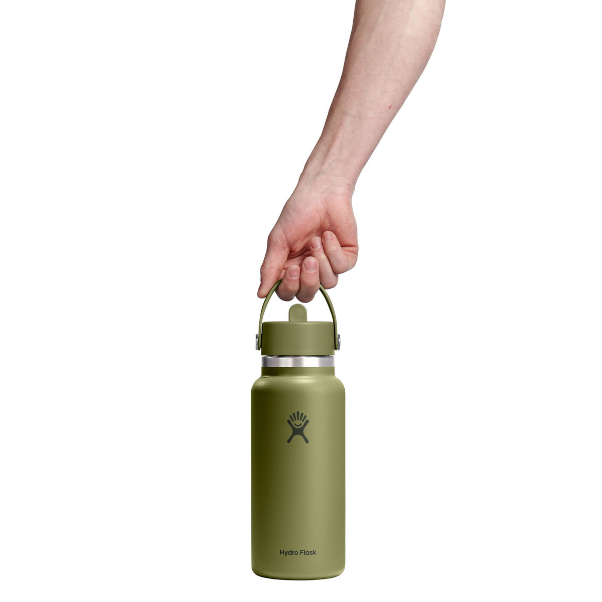 32 oz Bouche large avec bouchon en paille flexible