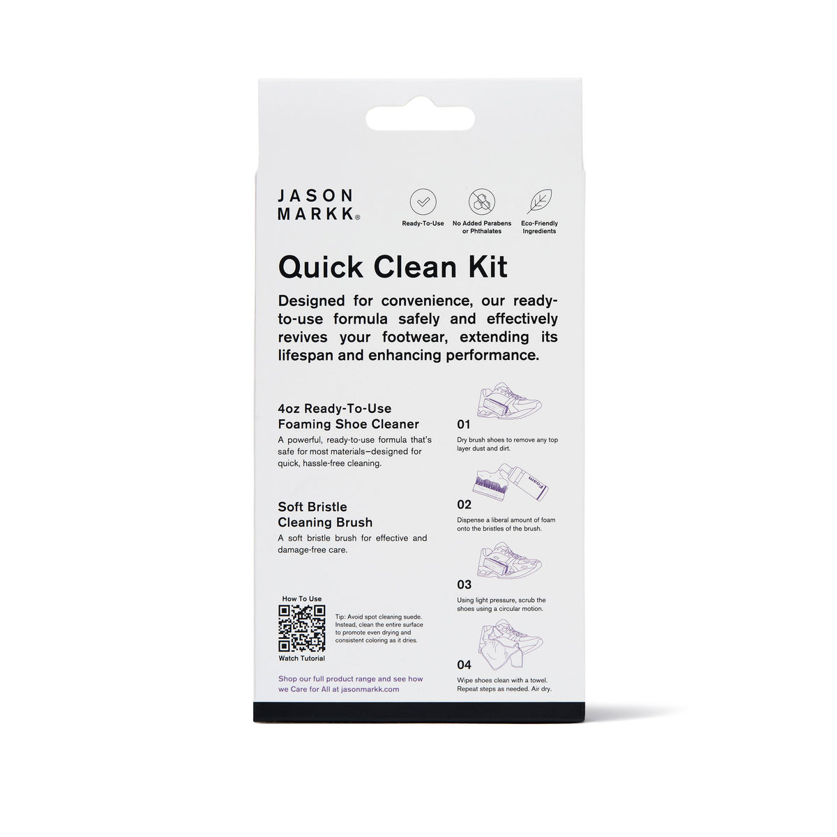 Quick Clean Kit Jason Markk JM.310610 Shoe Care Kits One Size / White