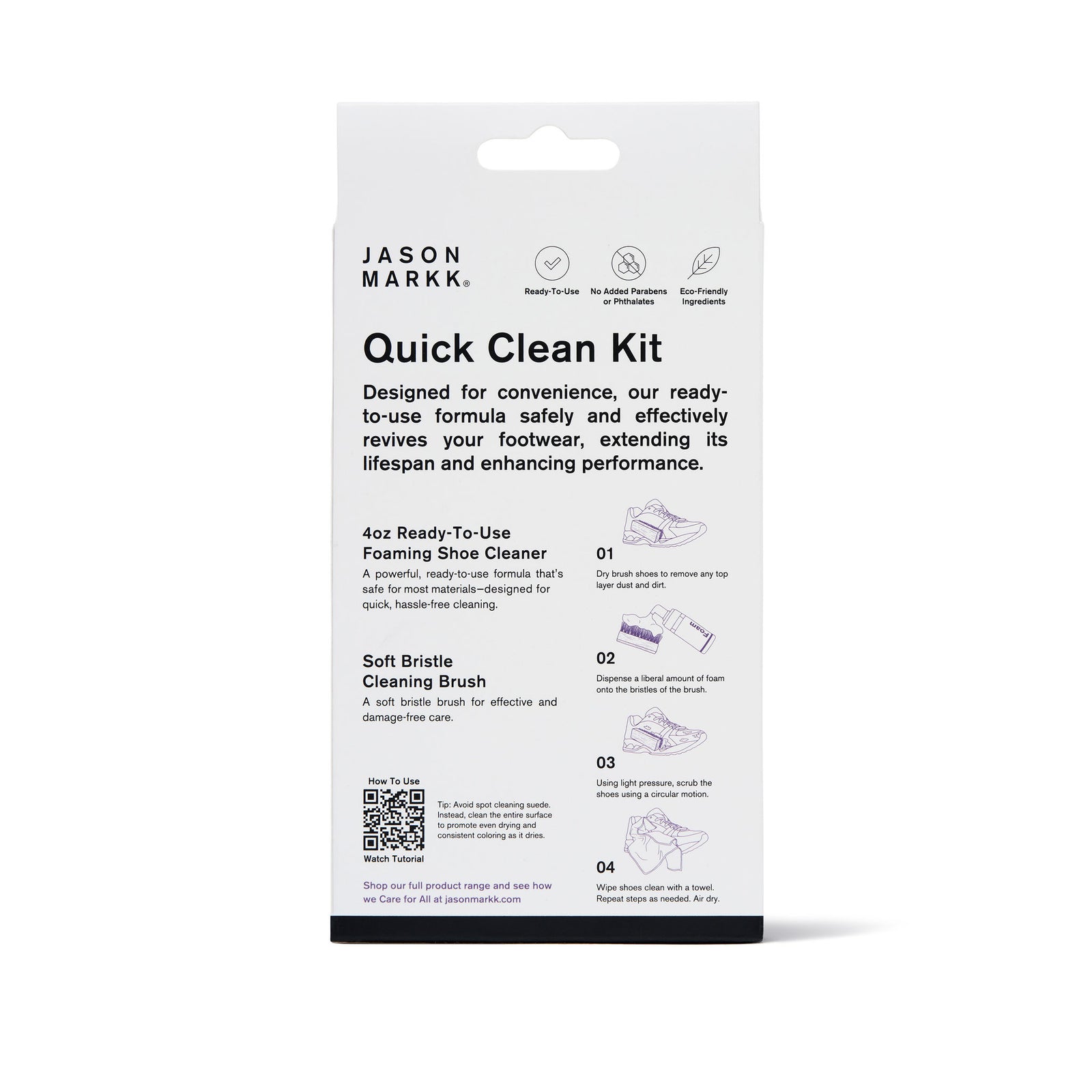 Quick Clean Kit Jason Markk JM.310610 Shoe Care Kits One Size / White