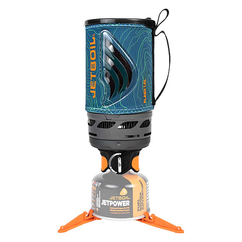 Flash 1.0L Jetboil FLOT3 Camping Stoves 1L / Ocean Topo