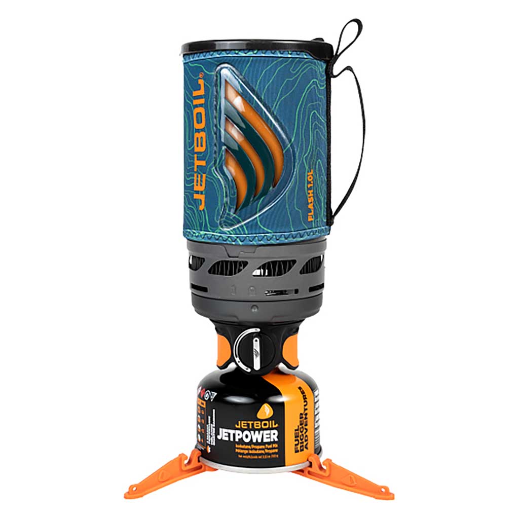 Flash 1.0L Jetboil FLOT3 Camping Stoves 1L / Ocean Topo