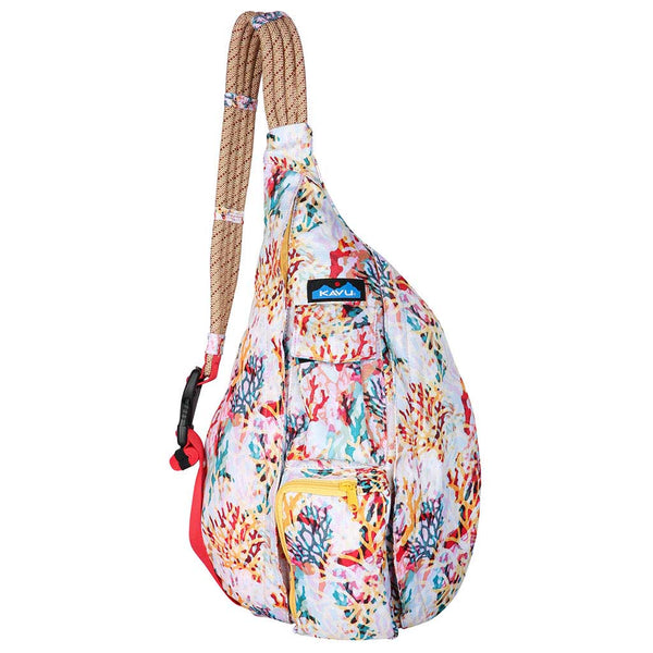 Rope Sling KAVU 944-2246-OS Sling Bags One Size / Floral Coral